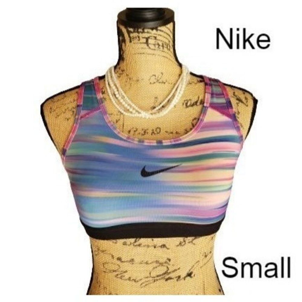 Nike Women's Sports Bra Small City Lights  Dri-Fit Racerback Small NWOT